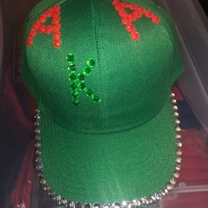 Green AKA (Alpha Kalpha Alpha) Sorority Hat